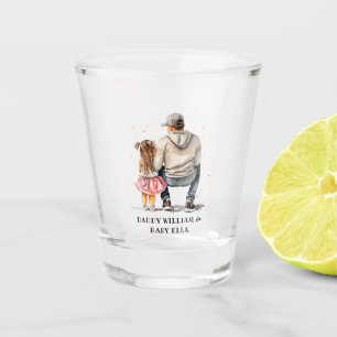 Black Father and Daughter Bond (9) Shot Glass