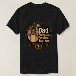 Black Father Legacy Design (Customizable) T-Shirt