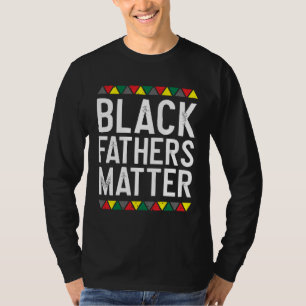 Black fathers matte T-Shirt