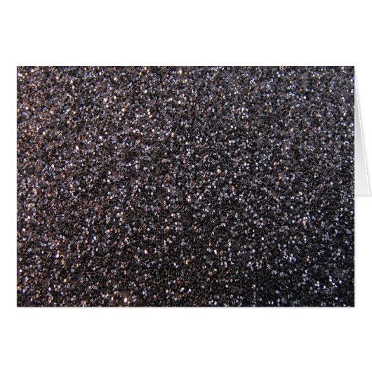 Black faux glitter graphic cards (Front Horizontal)