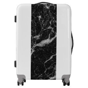 Black Faux Marble Background Luggage