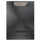 Black faux metallic brushed steel look