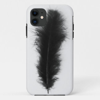 Black Feather iPhone 11 Case