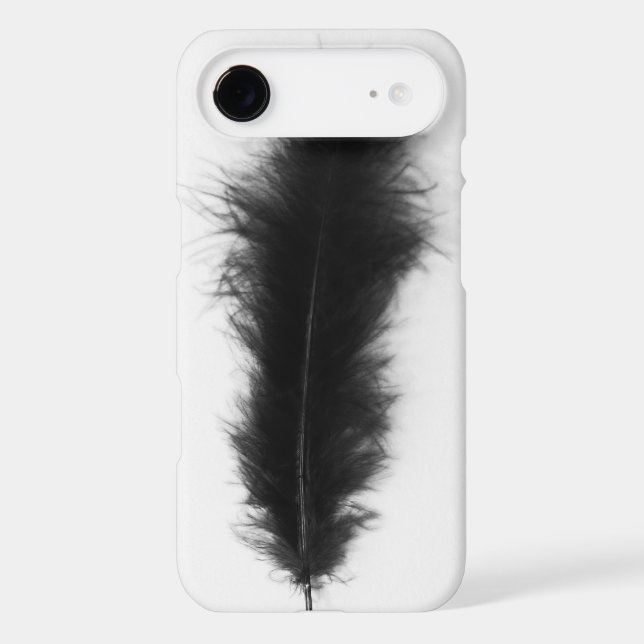 Black Feather Case-Mate iPhone Case (Back)