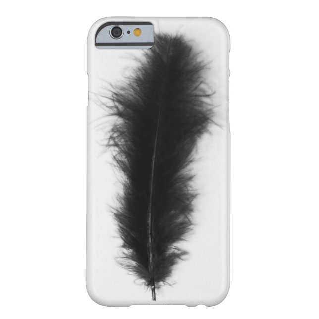 Black Feather Case-Mate iPhone Case (Back)