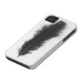 Black Feather Case-Mate iPhone Case (Bottom)