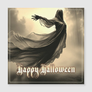 Black Female Ghost in Hellscape - Halloween