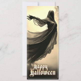 Black Female Ghost in Hellscape - Halloween