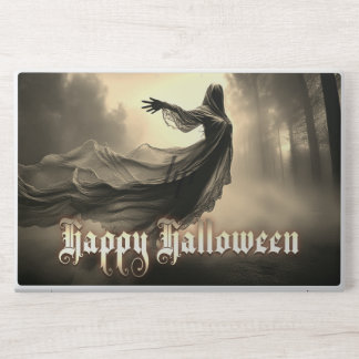 Black Female Ghost in Hellscape - Halloween HP Laptop Skin