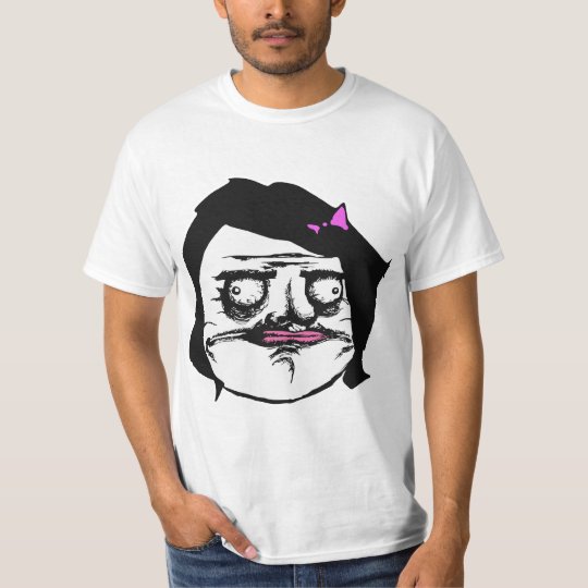Black Female Me Gusta Comic Rage Face Meme T-Shirt