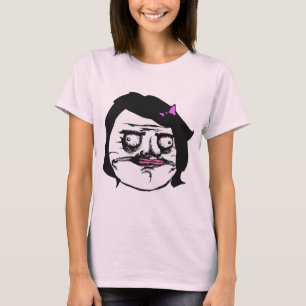 Black Female Me Gusta Comic Rage Face Meme T-Shirt