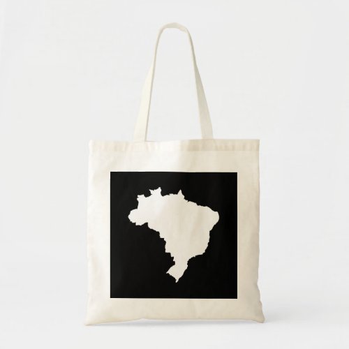 Black Festive Brazil Tote Bag