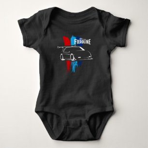 Black Fieroline Baby Bodysuit