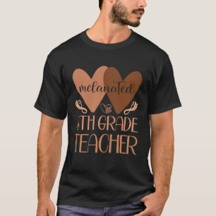 Black Fifth Grade Teacher Black History Women Afri T-Shirt