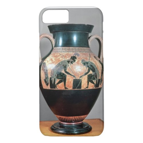 Black_figure amphora depicting Ajax and Achilles iPhone 87 Case