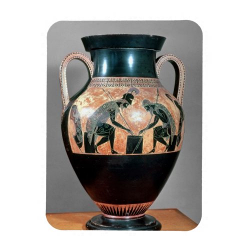 Black_figure amphora depicting Ajax and Achilles Magnet