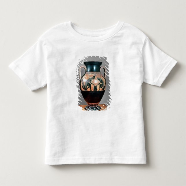 Black-figure amphora depicting Ajax and Achilles, Toddler T-shirt (Front)