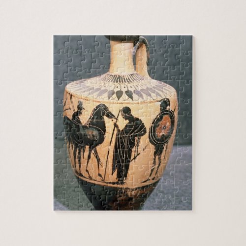 Black_figure Attic vase 5th century BC Jigsaw Puzzle