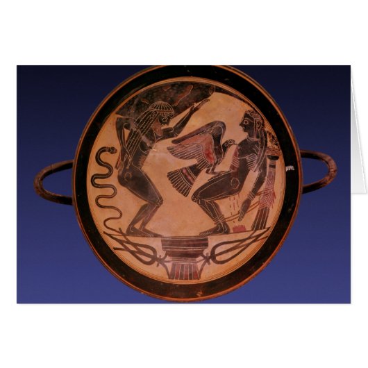 Black figure kylix cards (Front Horizontal)