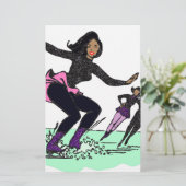 black figure skater (Standing Front)