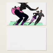 black figure skater (Front & Back)