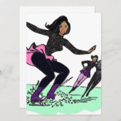 black figure skater (Front/Back)