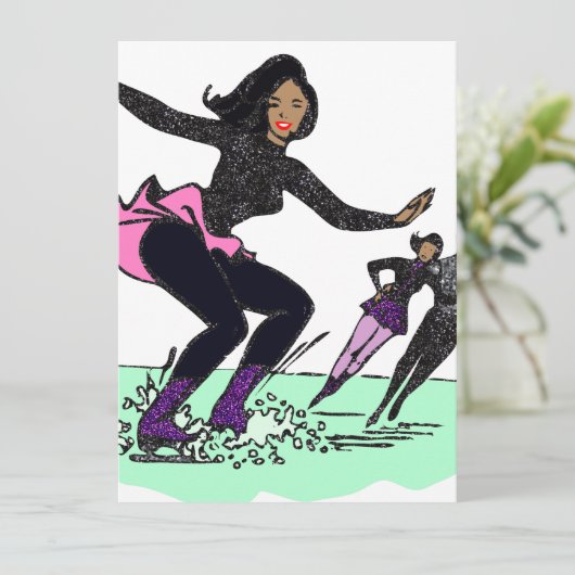 black figure skater (Standing Front)