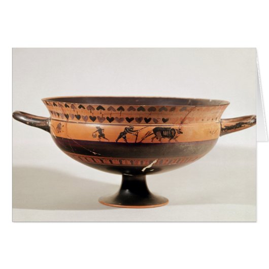 Black figured kylix cards (Front Horizontal)