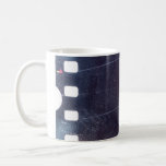 Black Film Frame: Scratched Emulsion Coffee Mug