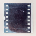 Black Film Frame: Scratched Emulsion Jigsaw Puzzle