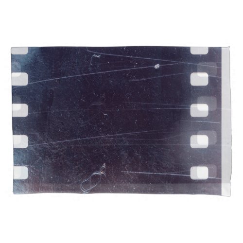 Black Film Frame Scratched Emulsion Pillow Case