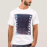 Black Film Frame: Scratched Emulsion T-Shirt
