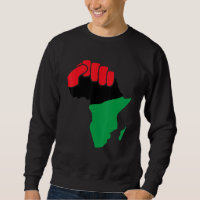 Black Fist Africa Continent Illustration History M