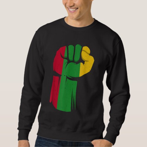 Black Fist African American Pride Black History Mo Sweatshirt