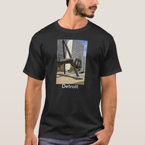 Black Fist Detroit T_Shirt