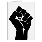 Black Fist Raised - Resistance Protest (Front)
