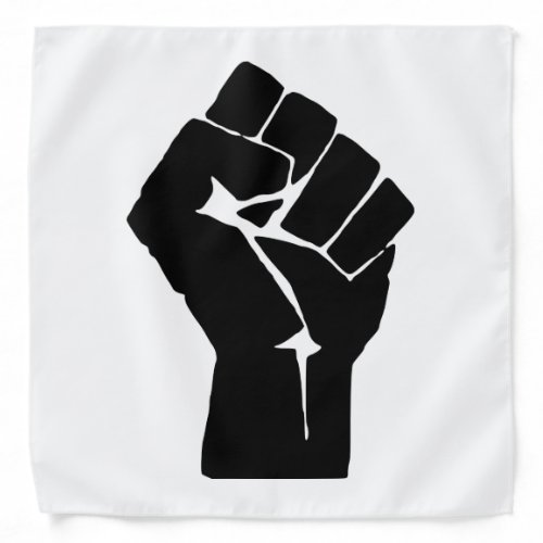 Black Fist Raised _ Resistance Protest Bandana