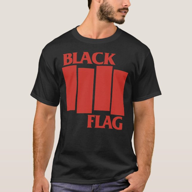 Black Flag Logo Classic T-Shirt (Front)