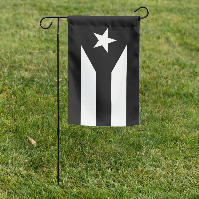 Black flag of Puerto Rico (In SItu)