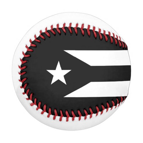 Black flag of Puerto Rico Baseball
