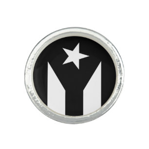 Black flag of Puerto Rico Ring