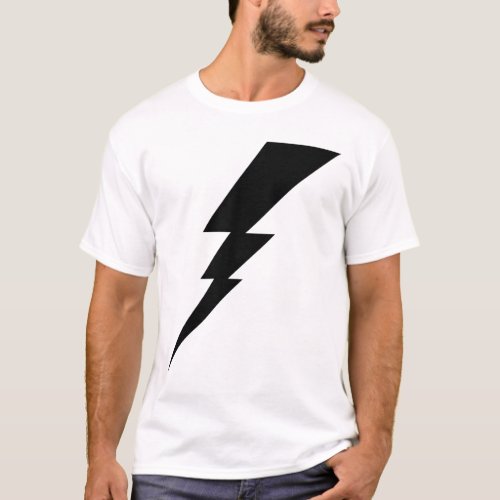 Black Flash Lightning Bolt T_Shirt