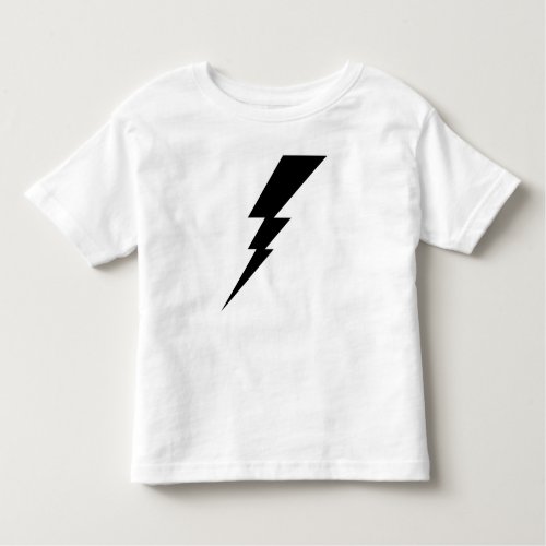 Black Flash Lightning Bolt Toddler T_shirt