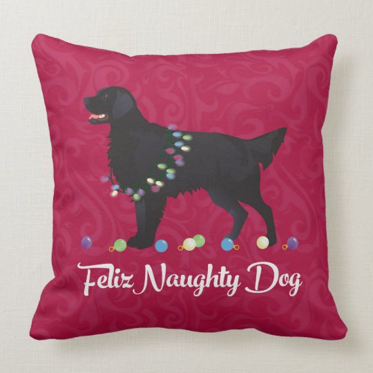 feliz naughty dog pillow