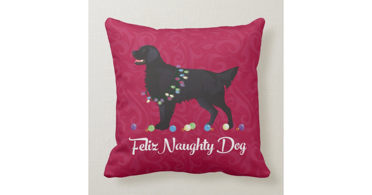 feliz naughty dog pillow