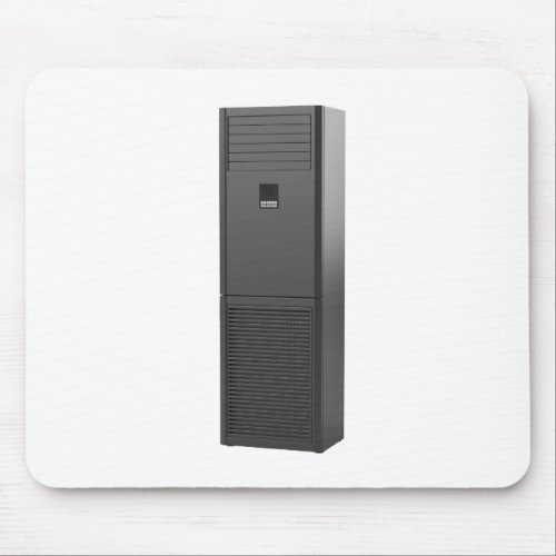 Black floor standing air conditioner mouse pad