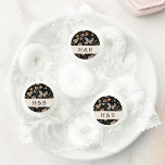Black Floral Boho Life Saver® Mints<br><div class="desc">Black Floral Boho Life Saver® Mints. Freshen up your favor table with these personalized wedding mints, featuring a monogram in elegant ivory script on a black background. Wrapped in delicate artwork of fluttering butterflies, vintage wildflowers, and dried botanicals in warm, earthy shades, these favors are both practical and beautiful. The...</div>