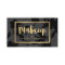 Black Floral Gold Text Makeup Artist