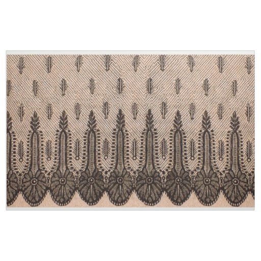 black floral mesh print fabric