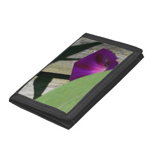 Black Floral Photo Wallet